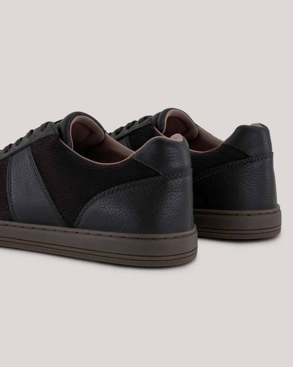 Men's BISHPWD-Leather Sneaker Dk-Brown