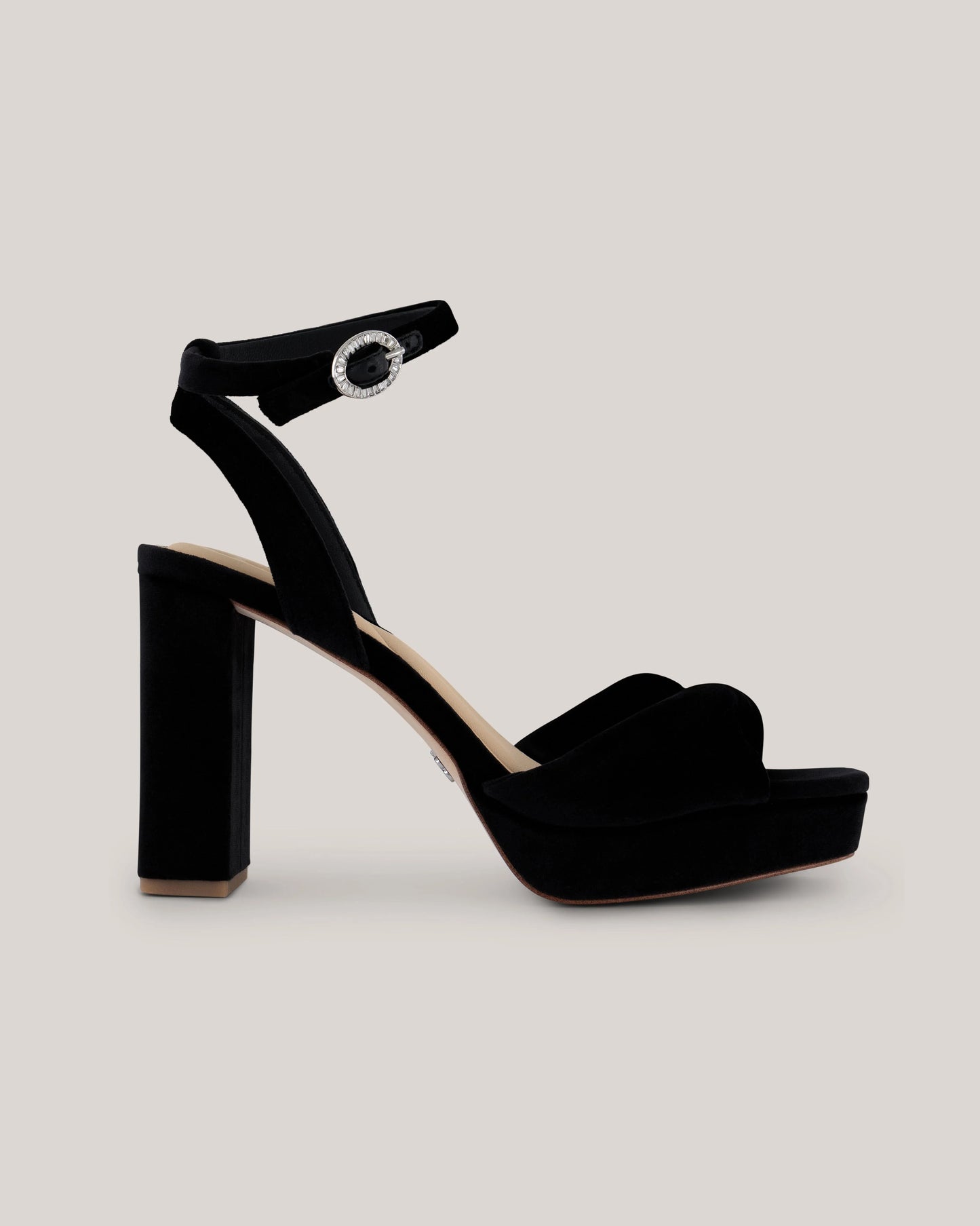 MADDYR: Block Platform Sandal Black