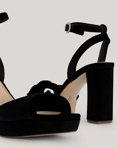 MADDYR: Block Platform Sandal Black