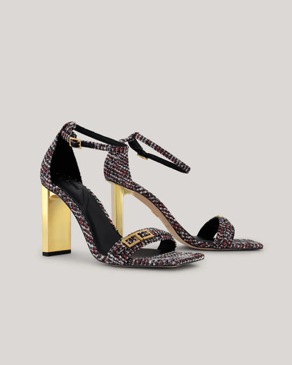 VIDATB-T: Buckle Heeled Sandal Multicol