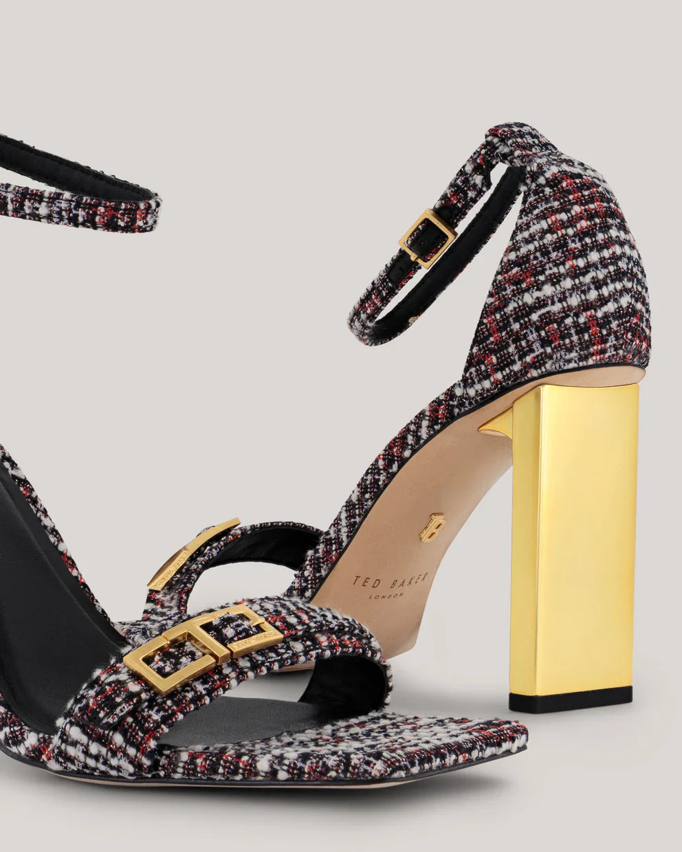 VIDATB-T: Buckle Heeled Sandal Multicol