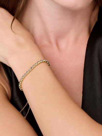 Women’s MELRAH-Crystal Adjustable Tennis Bracelet
