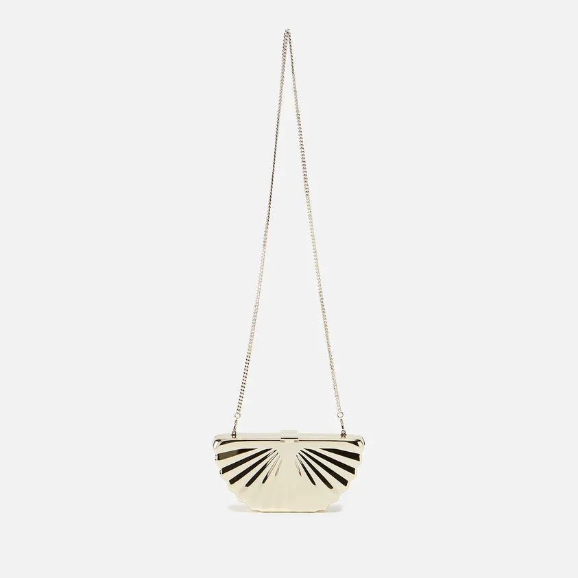 Women's Luciie-Fan Clutch Bag Gold