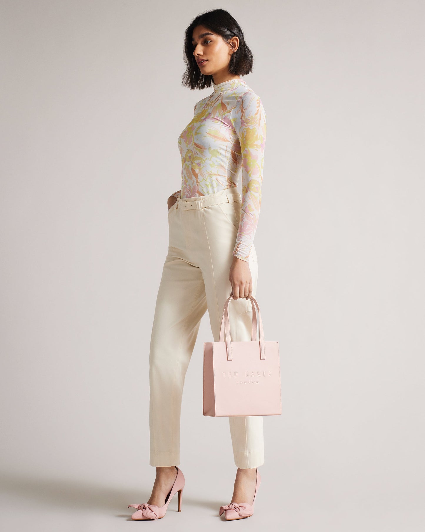 Women's Seacon-Crosshatch Small Icon Bag Pink