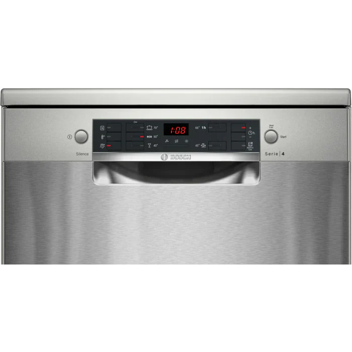 Bosch 13 Place Freestanding Dishwasher Series 4 Silver Inox SMS45NI00Z
