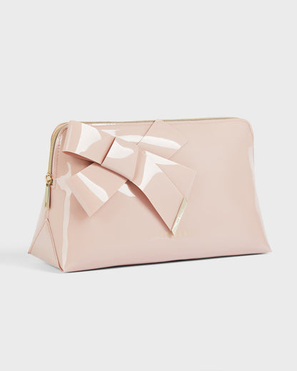 Women's Nicco-Knot Bow Washbag Pl-Pink