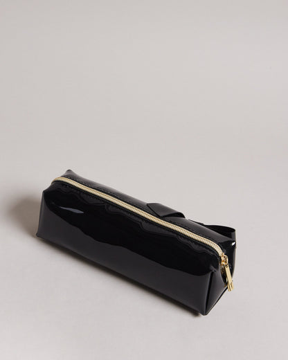 Women's Nikara-Knot Bow Brush Case Black