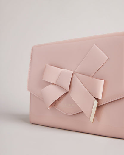 Women's Nikkey-Knot Bow Envelope Pouch Pl-Pink