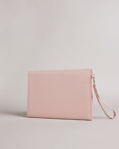 Women's Nikkey-Knot Bow Envelope Pouch Pl-Pink