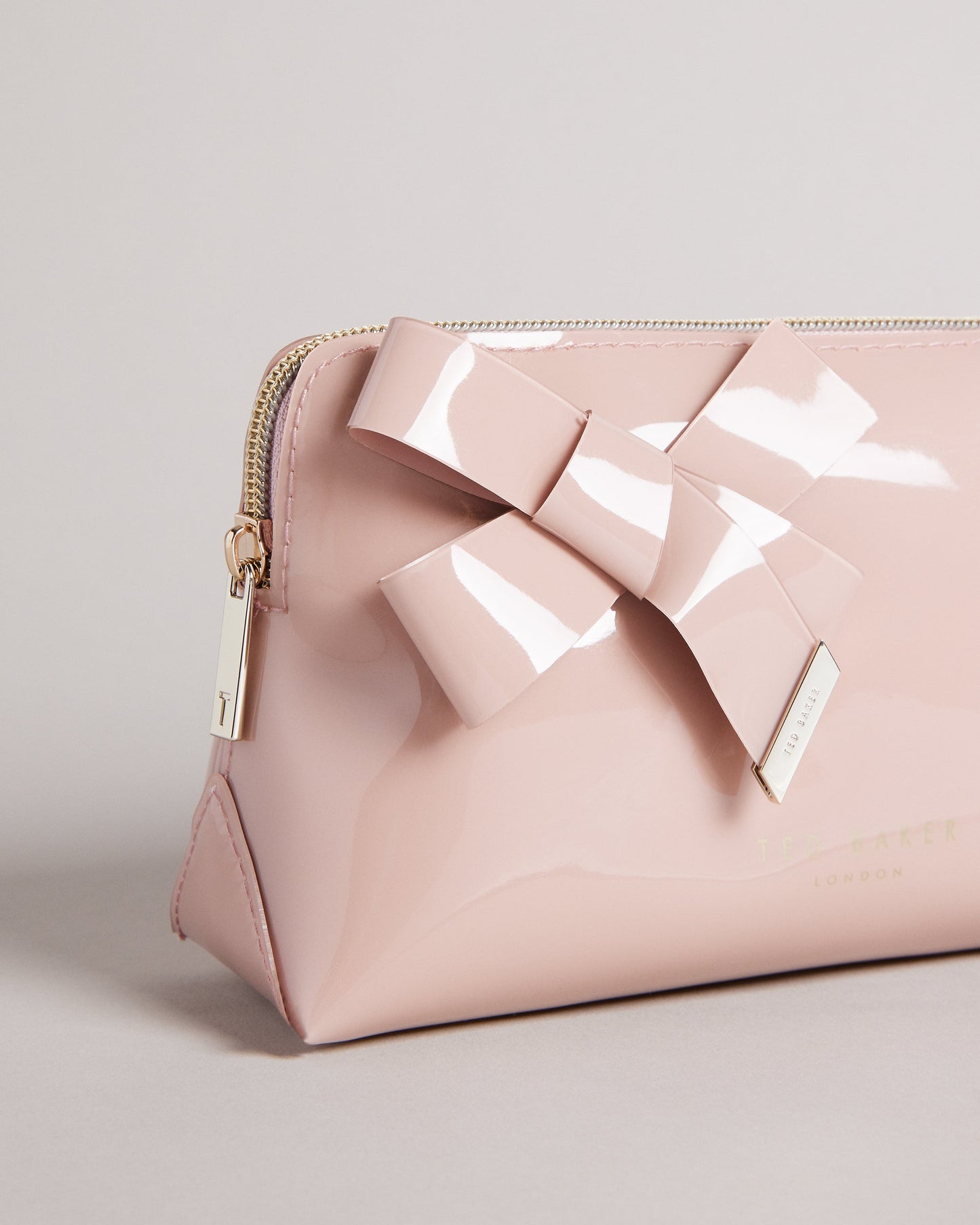 Women's Nicolai-Knot Bow Makeup Bag Pl-Pink