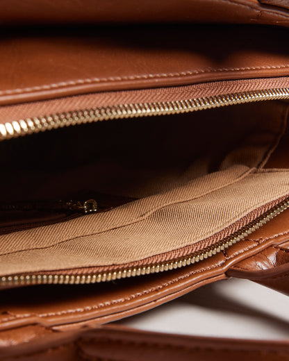 Women's Jimsa-Knot Bow Crossbody Bag Tan