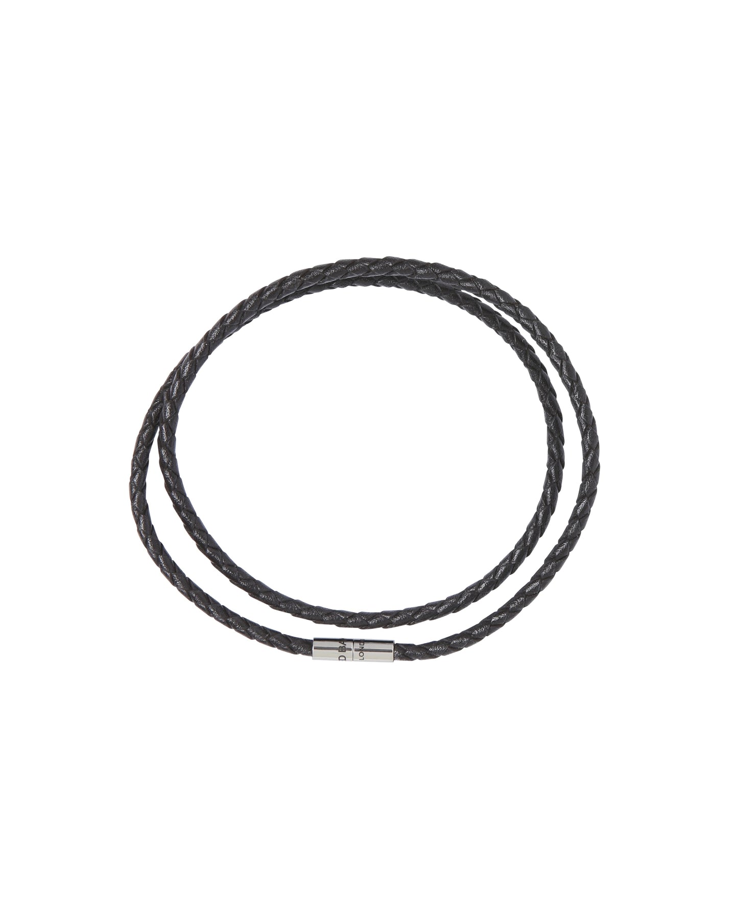 Men's PPOUND-Woven Leather Bracelet