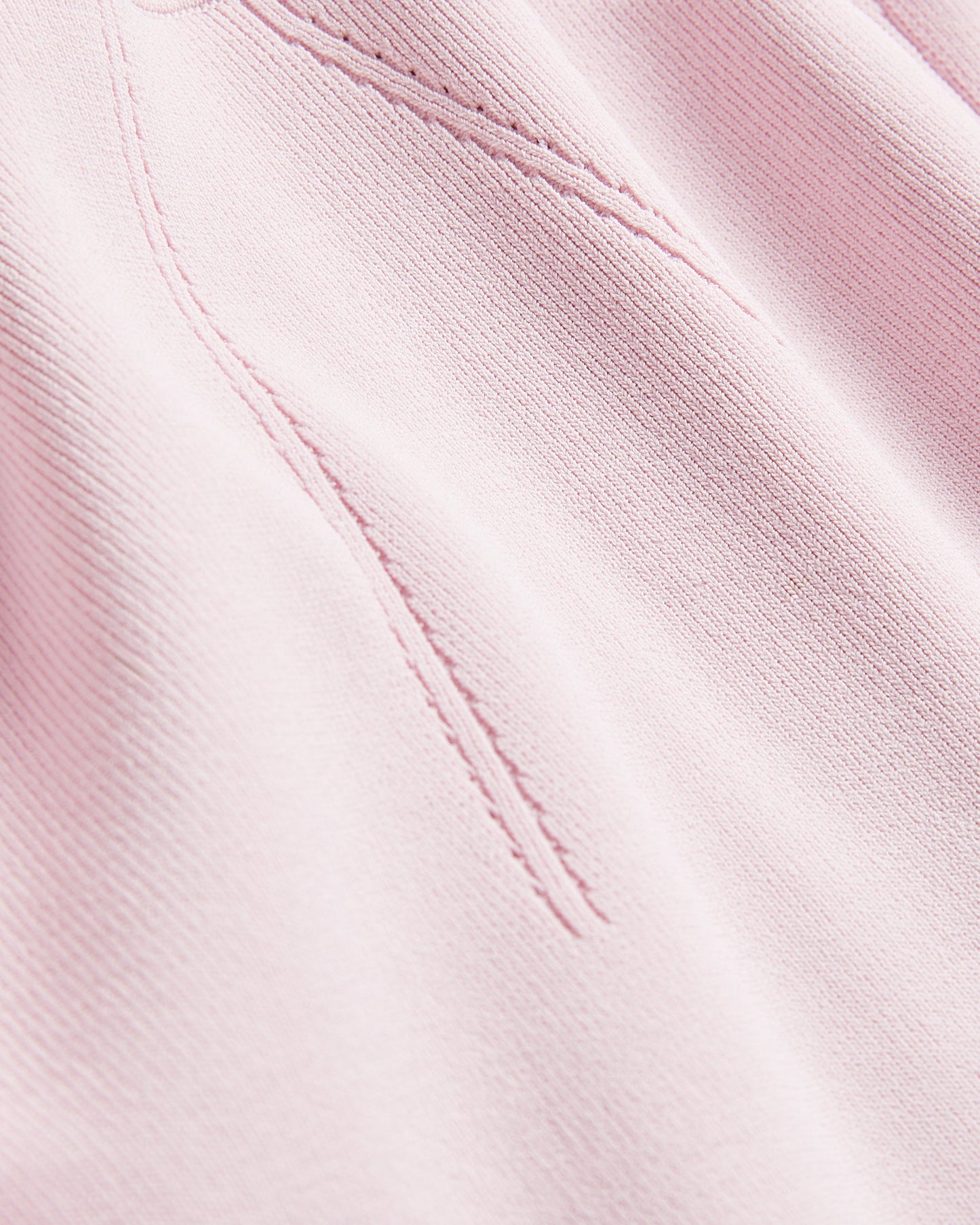 Women's Lounia-Fluted Sleeve Knit Bodycon Midi Dress Lt-Pink