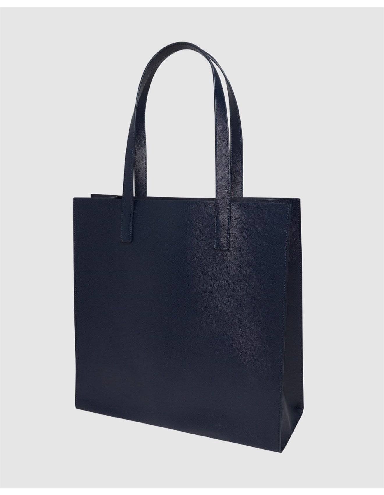 Women's Milicon-Floral Printed Large Icon Bag Navy