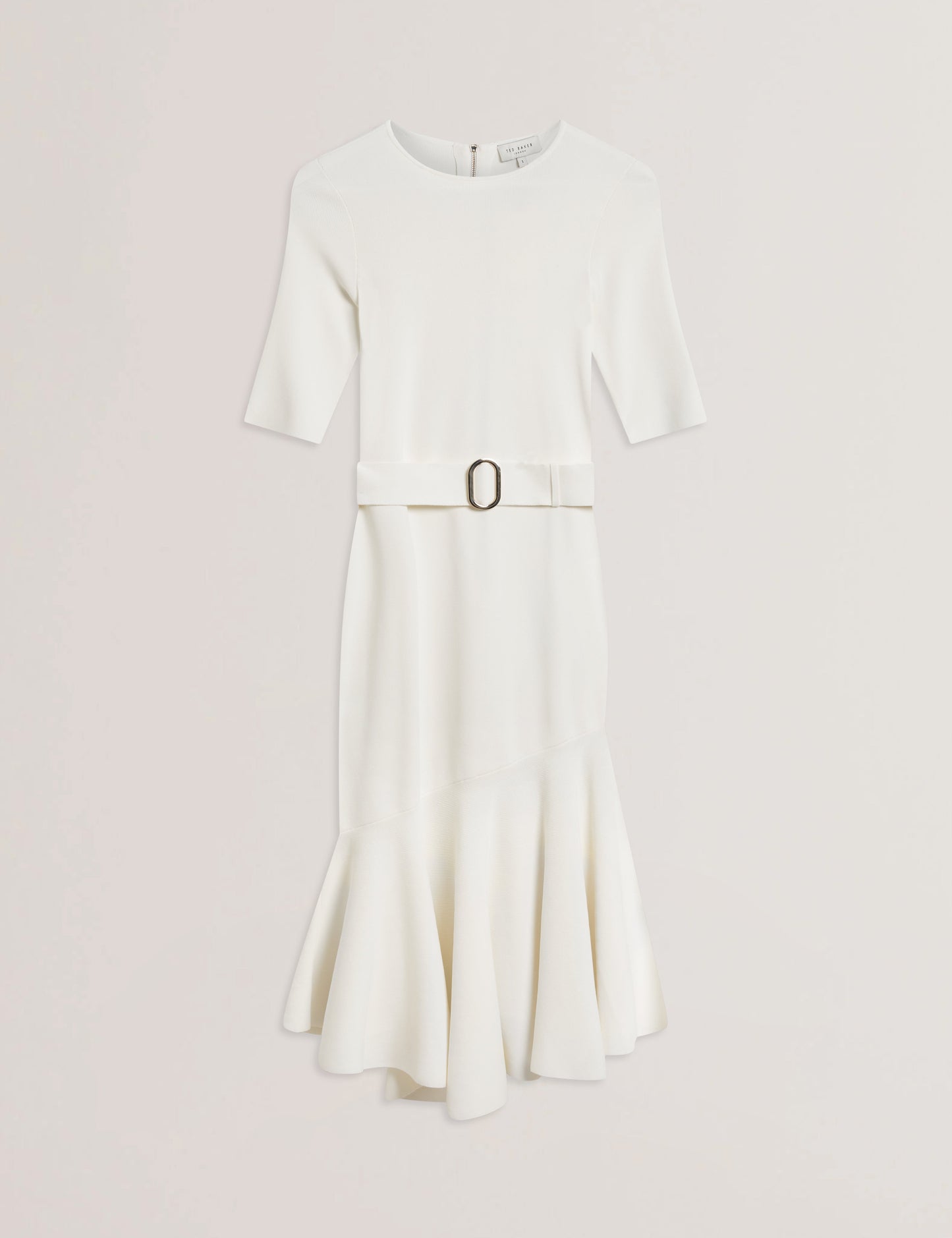 Women's Samalee-Knitted Flippy Skirt Midi Dress Ivory