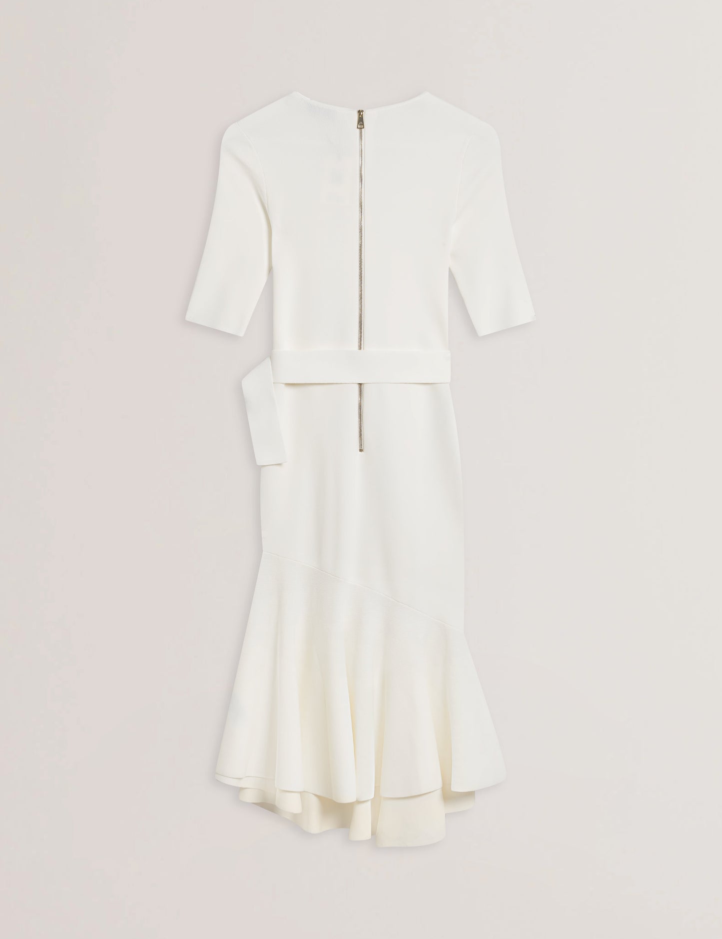 Women's Samalee-Knitted Flippy Skirt Midi Dress Ivory