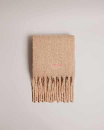 Women's Shelmas-Skinny Woven Scarf Taupe
