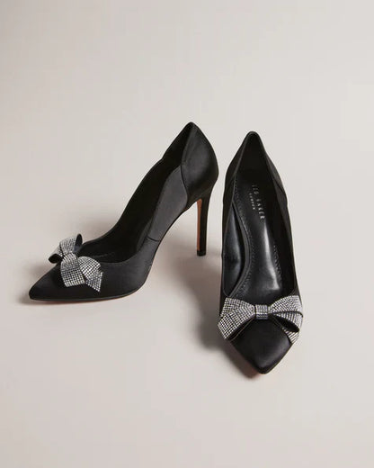 Women's ORLILAS-Bow Pointed Toe Heel Black
