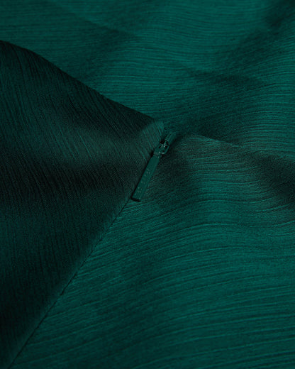 Women's Misrina-Draped Neck Woven Top Dk-Green