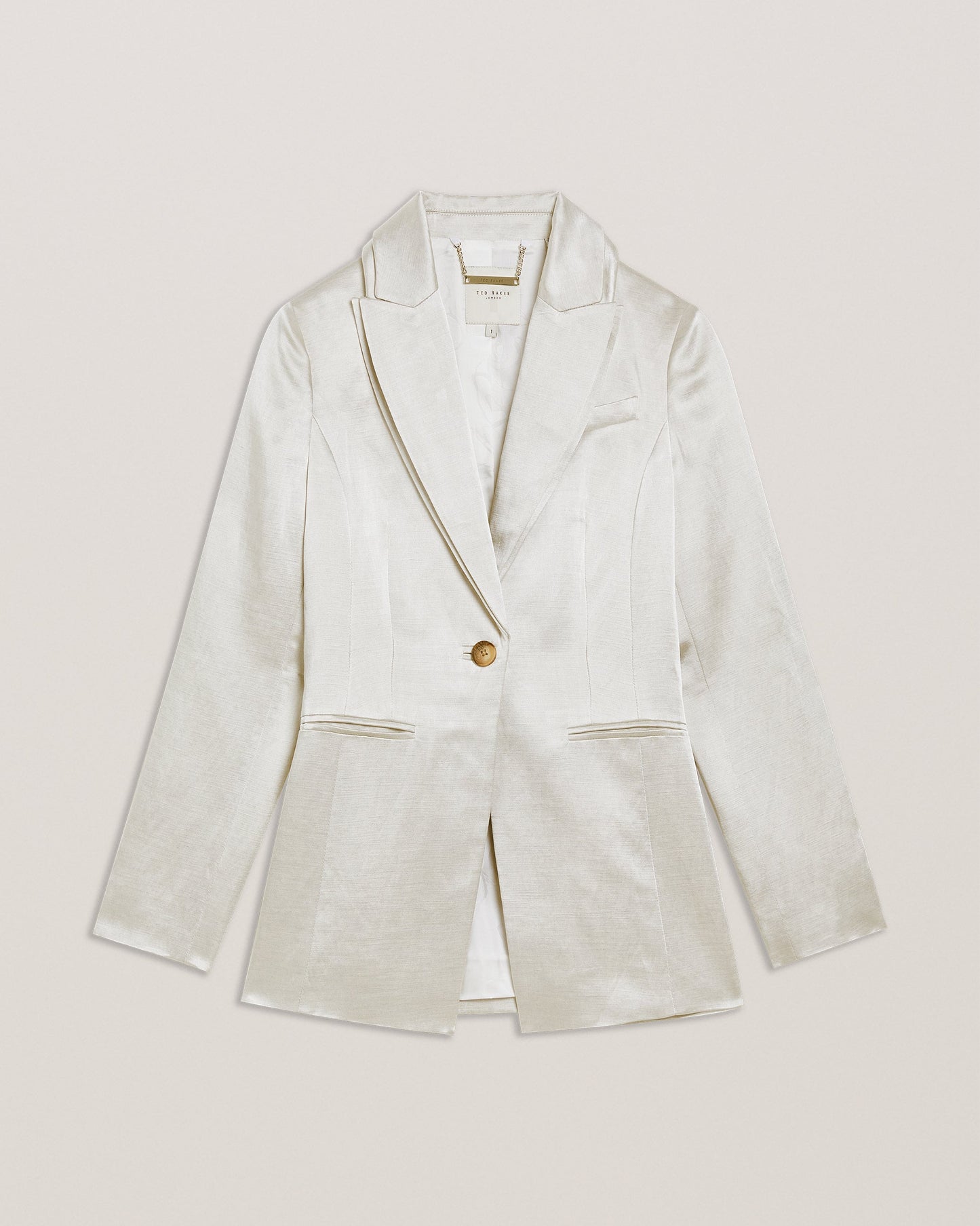 Women's Masaru-Single Breasted Tailored Blazer Ivory