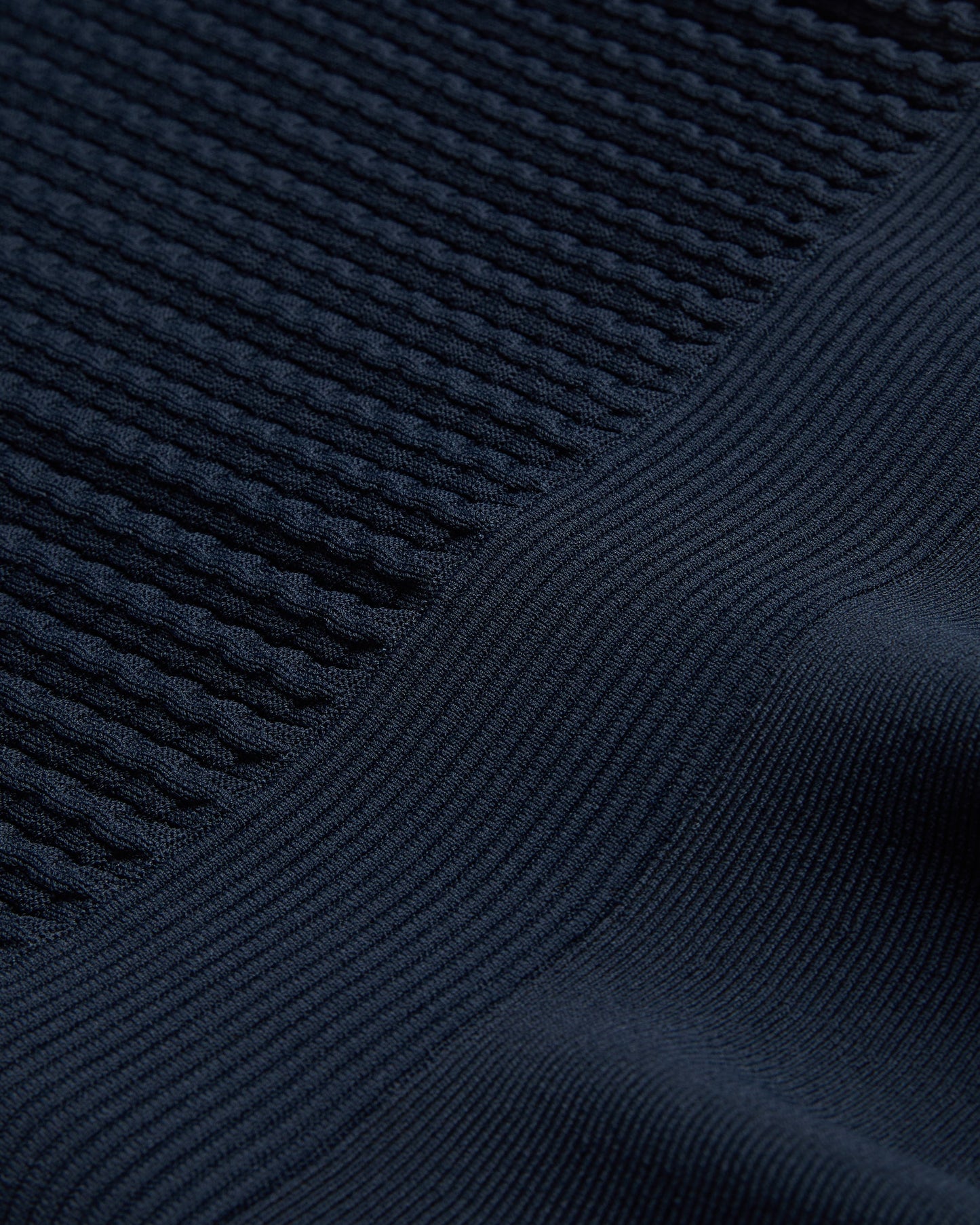 Women's Miiaaa-Knitted Skater Dress With Collar Navy