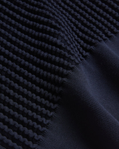 Women's Morliee-Puff Sleeve Fitted Sweater Navy