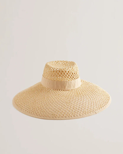 JULLISI: Oversized Rattan Style Hat