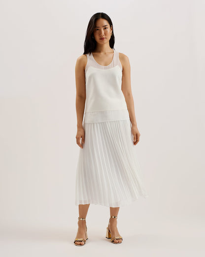 Women's Tilama-Tank Top With Racer Back Ivory