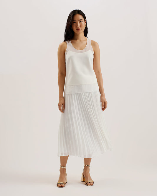 Women's Tilama-Tank Top With Racer Back Ivory