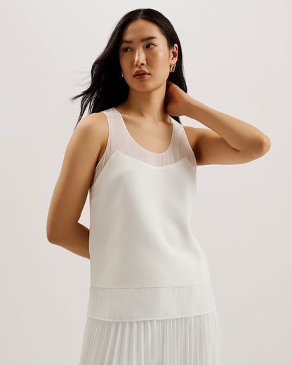 Women's Tilama-Tank Top With Racer Back Ivory