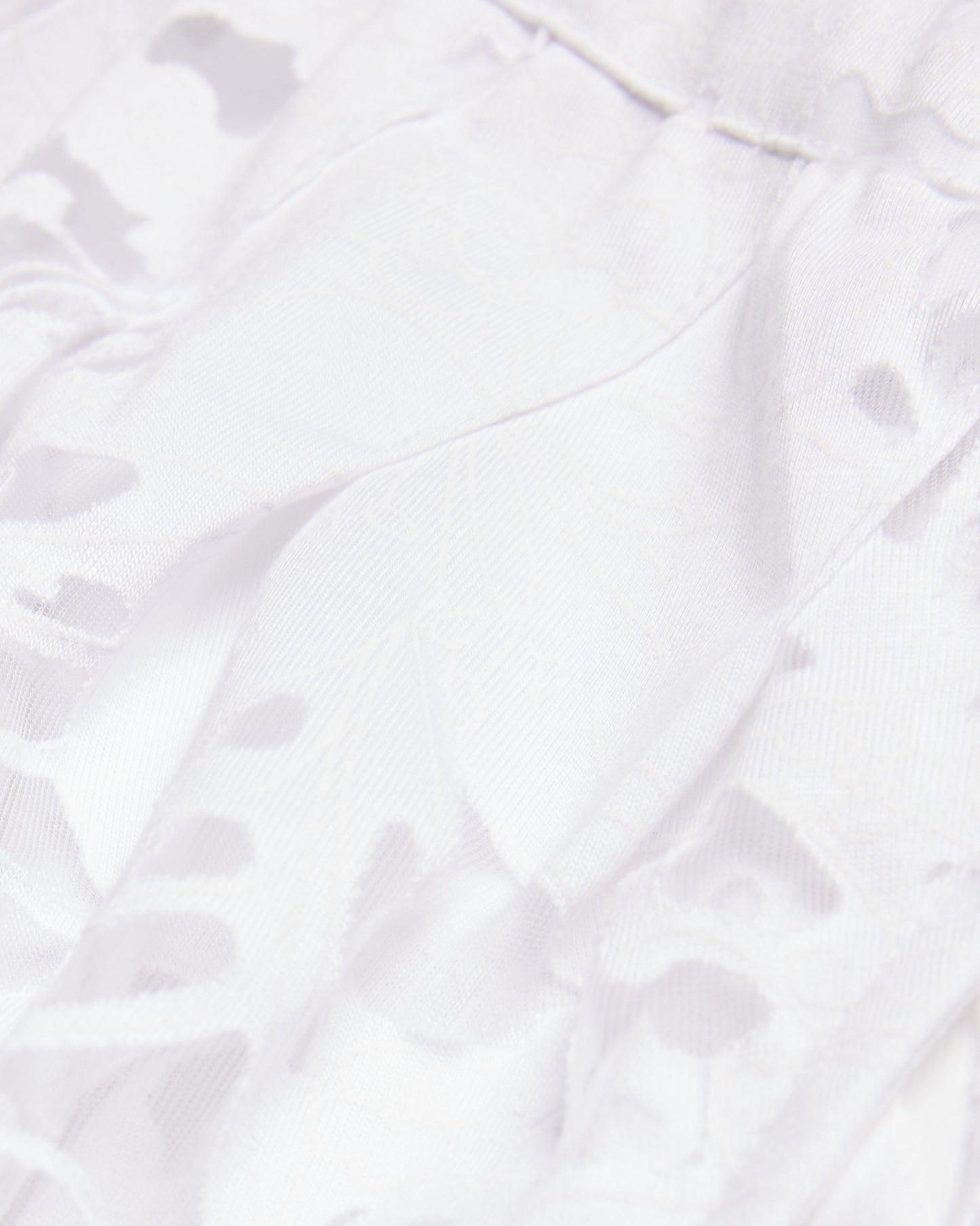 Women's Vleena-Printed Burnout Vest Top White