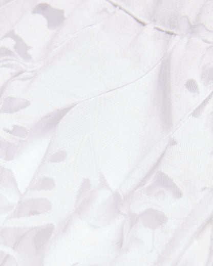 Women's Vleena-Printed Burnout Vest Top White