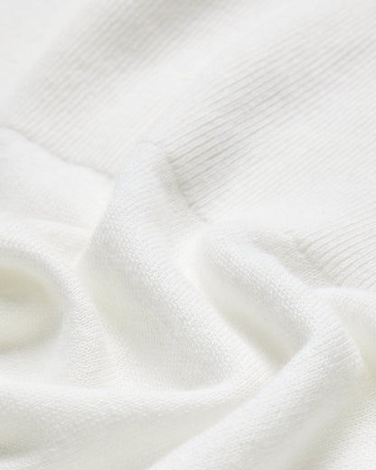 Women's Phyllis-Short Sleeve Woven Trim Knit Top Ivory