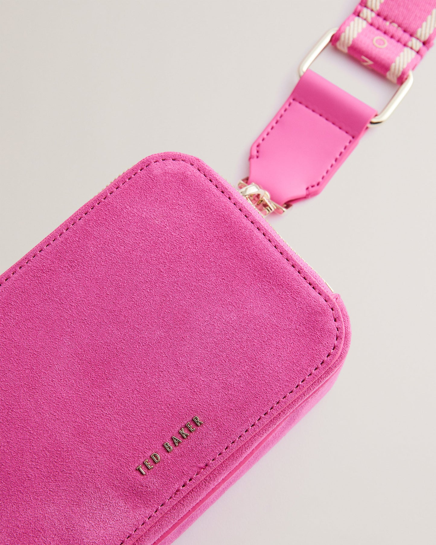 Women's Stunnas-Branded Webbing Mini Camera Bag Brt-Pink