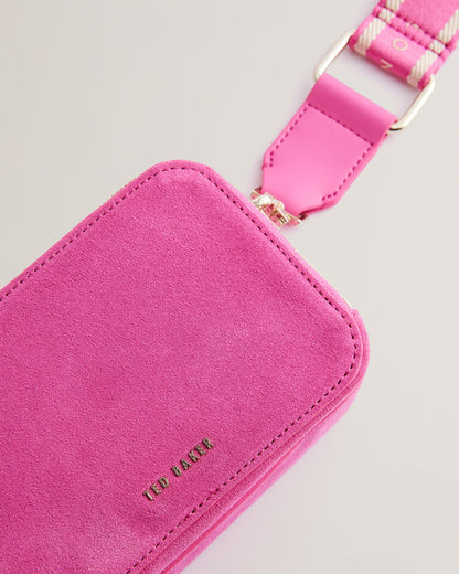Women's Stunnas-Branded Webbing Mini Camera Bag Brt-Pink