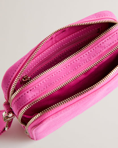 Women's Stunnas-Branded Webbing Mini Camera Bag Brt-Pink