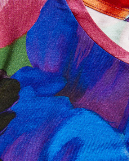 Women's Juhana-Printed Fitted Tee Multicol