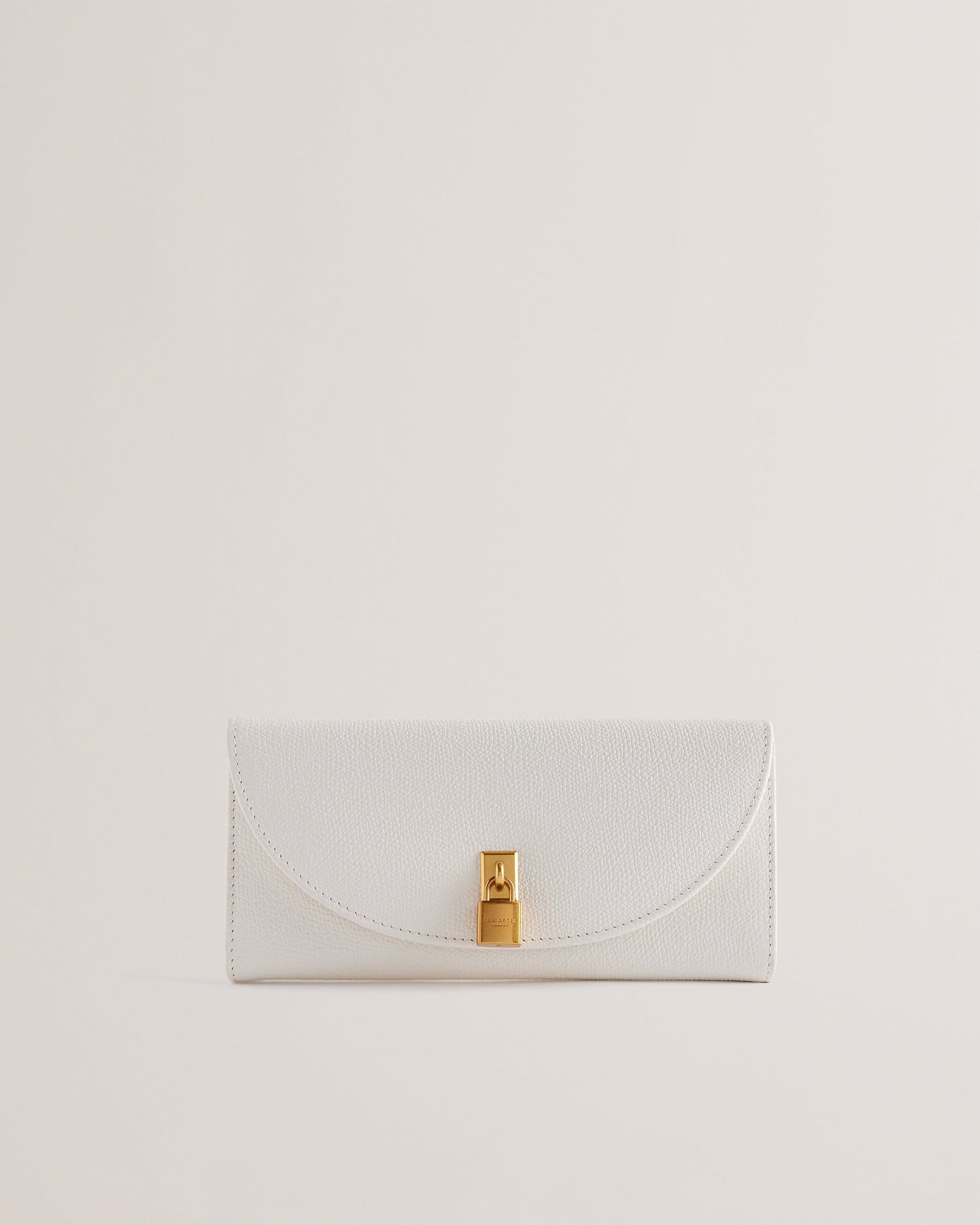 Women's Wesmina-Padlock Detail Large Purse Ecru