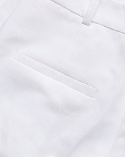Women's Musubt-High Rise Tailored Trousers White