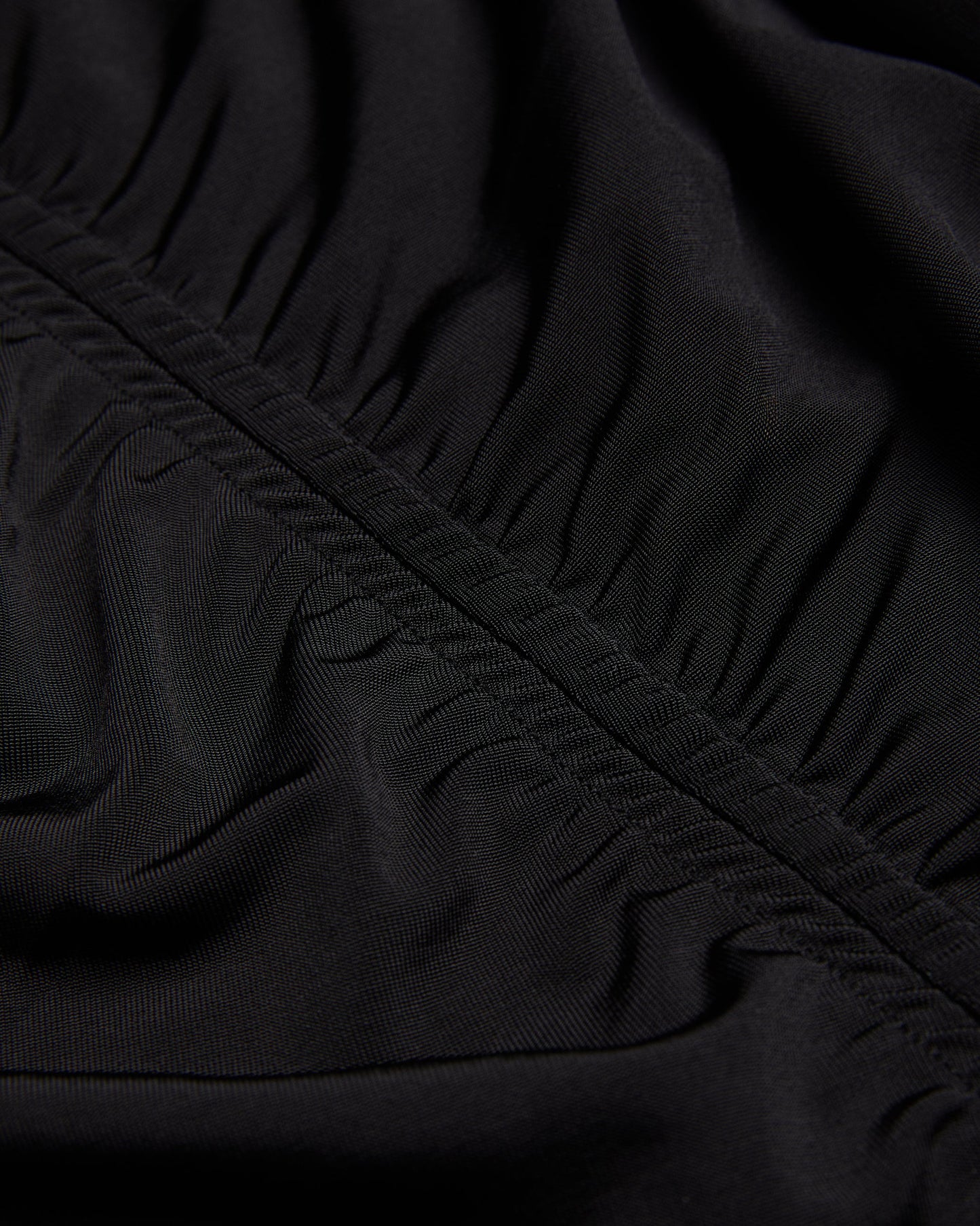 Women's Luliiaa-Jersey Rouched Maxi Skirt Black