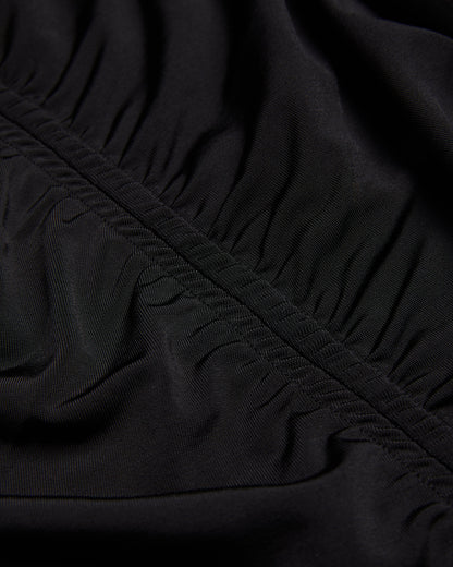 Women's Luliiaa-Jersey Rouched Maxi Skirt Black