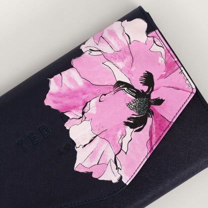 Women's Mielliy-Floral Printed Envelope Pouch Navy