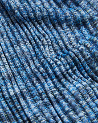 Women's Yoana-Space Dye Knitted Trouser Blue