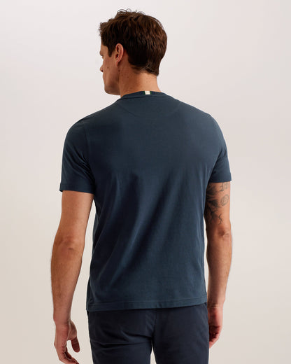 Men's WISKIN-SS Regular Branded T-Shirt