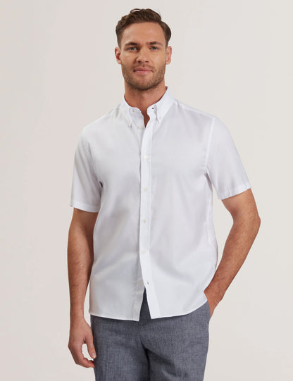 Alyth-SS Regular Branded Oxford Shirt