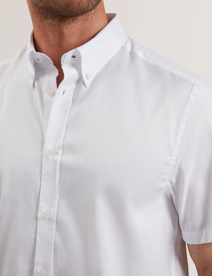 Alyth-SS Regular Branded Oxford Shirt