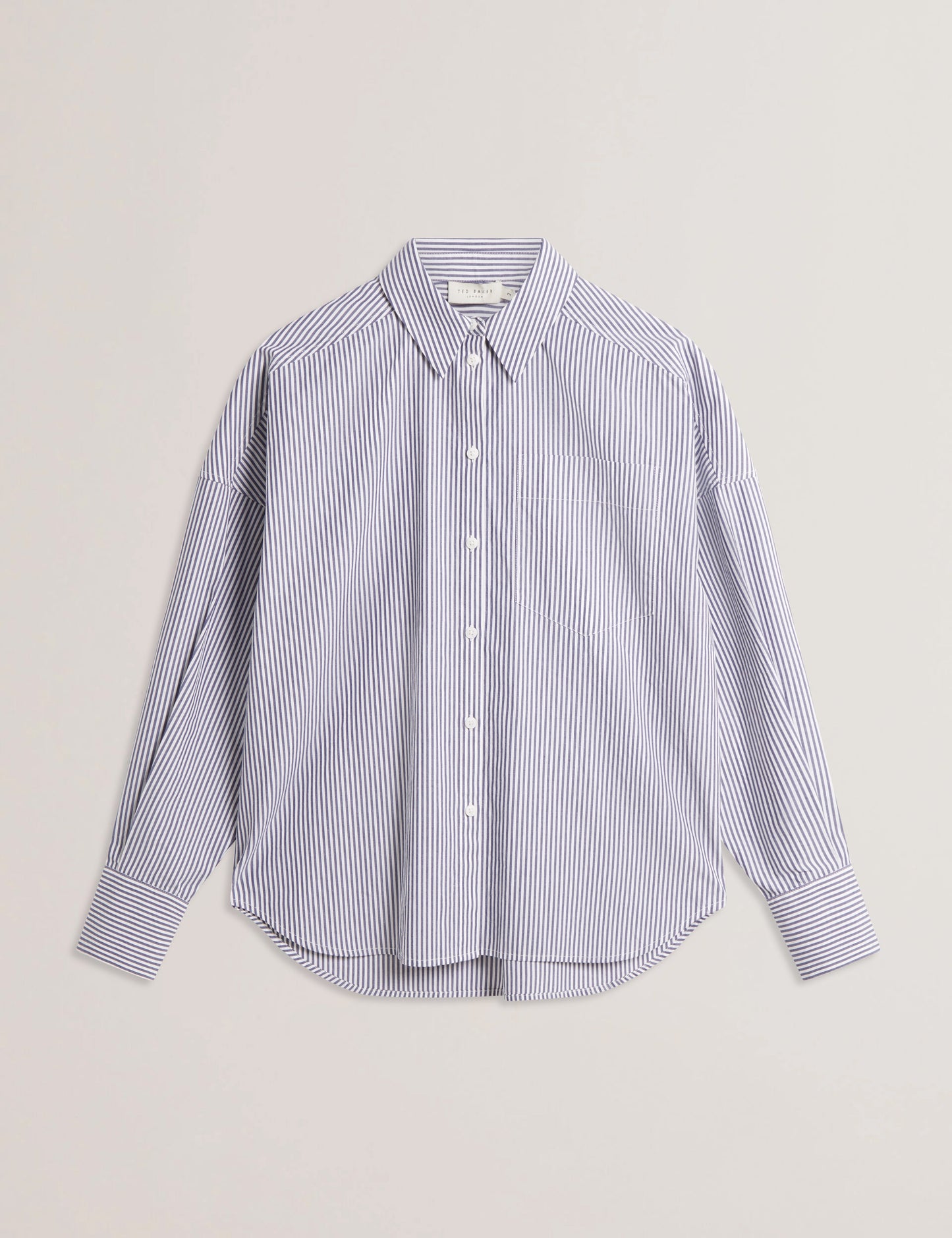 Women's VINALES-Boyfriend Fit Striped Cotton