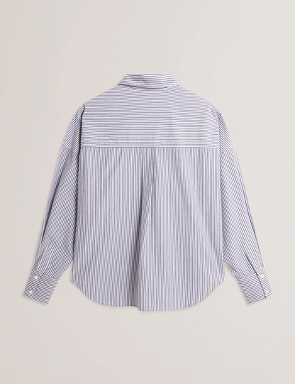 Women's VINALES-Boyfriend Fit Striped Cotton