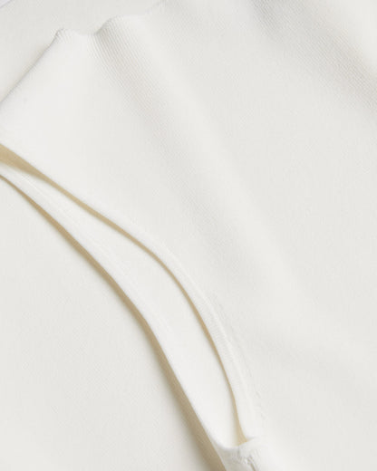 Women's Isbelli-Bodycon Knit Dress With Front Split Ivory