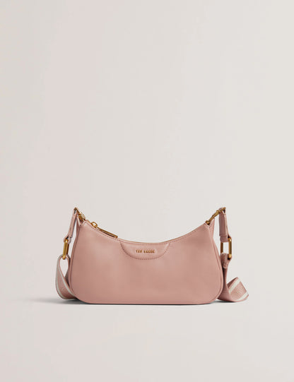 Women's ESSIY-Webbing Leather Crossbody Bag